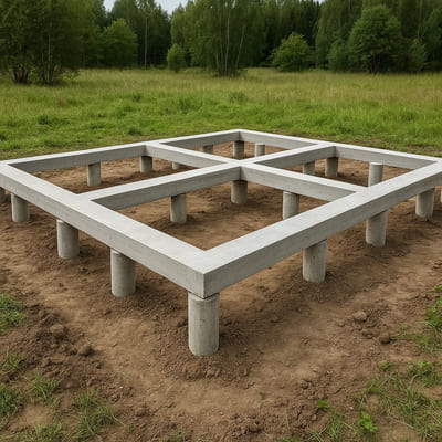 СРФ 9×12 на буронабивных сваях